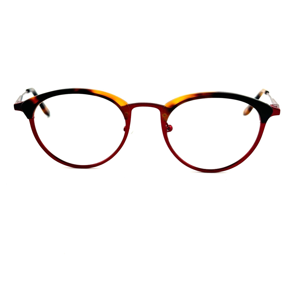 BCBGMAXAZRIA Astrid Wine Womens Round Eyeglasses 49-20-135 B:40 H12708